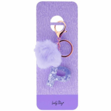 Imagen llavero letra / keychain letter -p purple