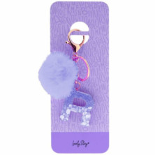 Imagen llavero letra 1 keychain letter -r purple