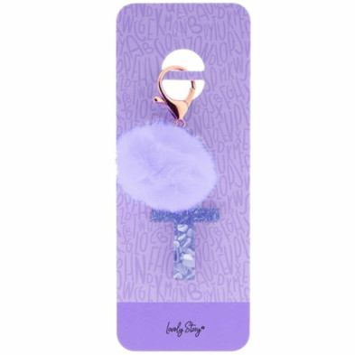 Imagen llavero letra / keychain letter -t purple Imagen llavero letra / keychain letter -t purple