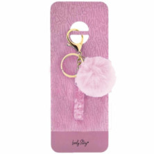 Imagen llavero letra / keychain letter -i pink