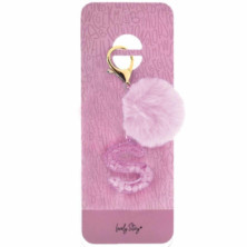 Imagen llavero letra / keychain letter -s -pink