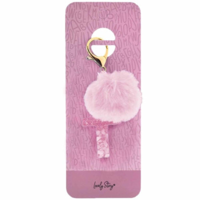 Imagen llavero letra 1 keychain letter -t -pink Imagen llavero letra 1 keychain letter -t -pink