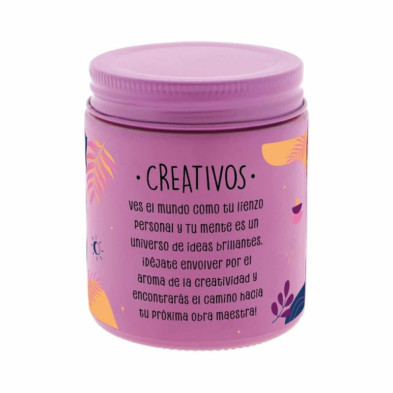 Imagen vela artomática purpura creativos vli1016