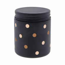 Imagen vela artomática black small dots vli1073