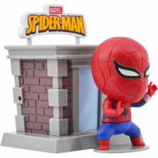 imagen 1 de figura spiderman 8cm crea torres hero box