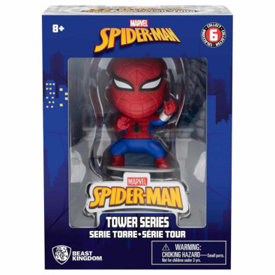 imagen 4 de figura spiderman 8cm crea torres hero box