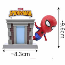 imagen 4 de figura spiderman 8cm crea torres hero box