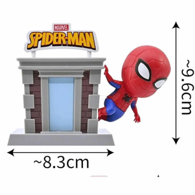 imagen 4 de figura spiderman 8cm crea torres hero box