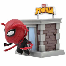 imagen 2 de figura spiderman 8cm crea torres hero box