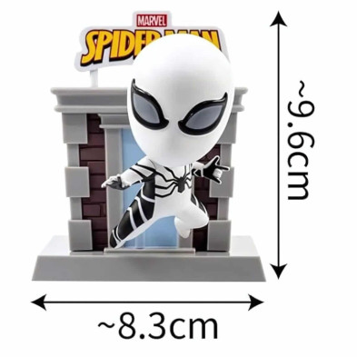 imagen 4 de figura spiderman 8cm crea torres hero box