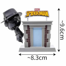 imagen 4 de figura spiderman 8cm crea torres hero box