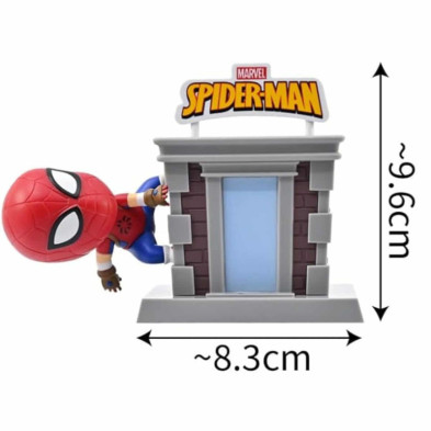 imagen 4 de figura spiderman 8cm crea torres hero box