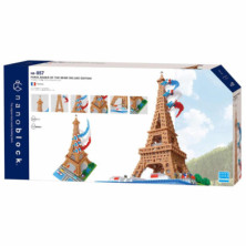 imagen 3 de nanoblock torre eiffel dx nb057