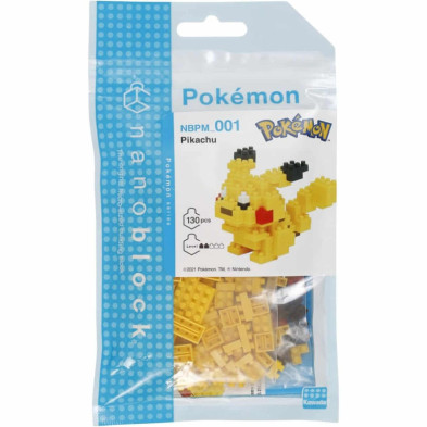imagen 3 de nanoblock pikachu nbpm-001