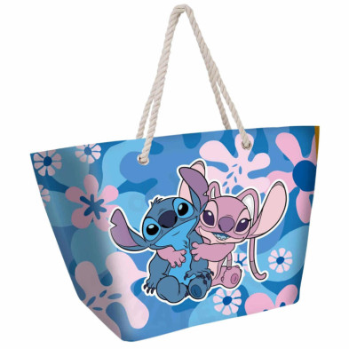 Imagen bolsa de playa soleil lilo & stitch hug Imagen bolsa de playa soleil lilo & stitch hug