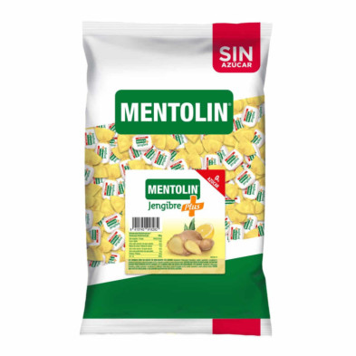 imagen 1 de mentolin plus jengibre sin azúcar bolsa 1kg