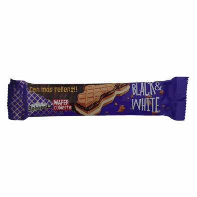 Imagen chocolatina black & white 30grs 36u