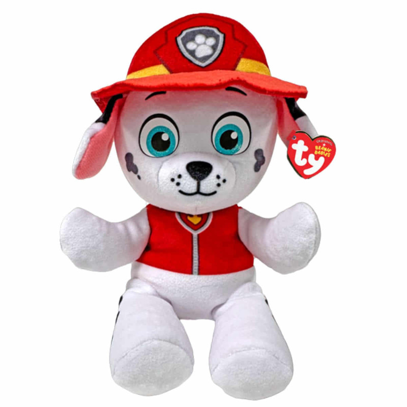 Imagen peluche marshall 15cm ty beanie babies patrulla ca