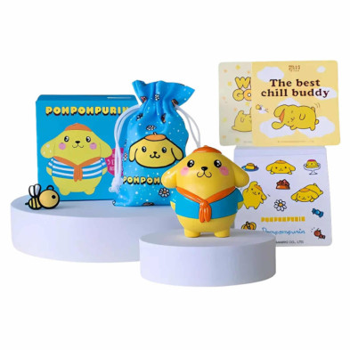 imagen 4 de figura pompompurin con 5 accesorios exclusivos sao