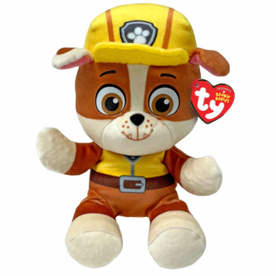 Imagen peluche rubble 15cm ty beanie babies patrulla cani Imagen peluche rubble 15cm ty beanie babies patrulla cani