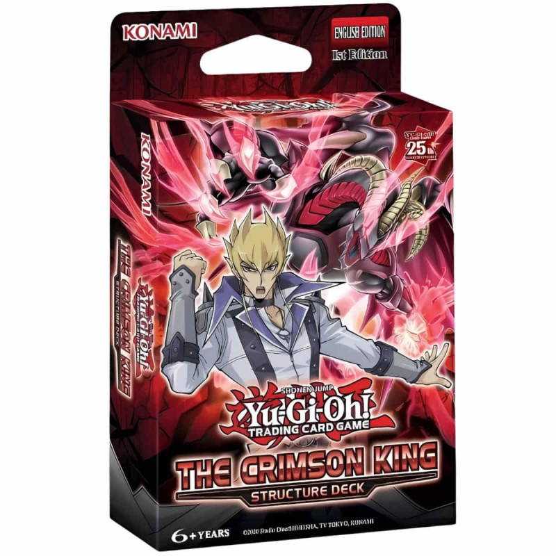 Imagen juego de cartas yu-gi-oh structure deck the crimso