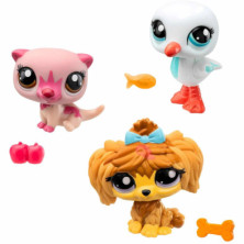 Imagen figura littlest pet shop pack de 3 country pets