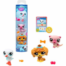 imagen 2 de figura littlest pet shop pack de 3 country pets
