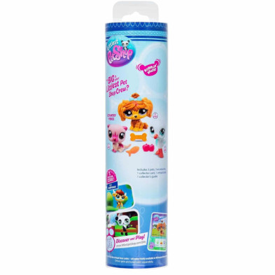 imagen 4 de figura littlest pet shop pack de 3 country pets