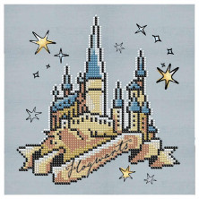 QUADRO HOGWARTS HARRY POTTER PINTURA COM DIAMANTE