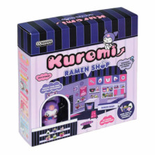 imagen 2 de figura kuromi ramen shop licencia oficial sanrio