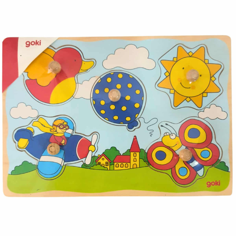 Imagen puzzle avion para colocar