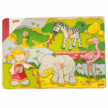 Imagen puzzle elefante para colocar 29x20cm 6mm