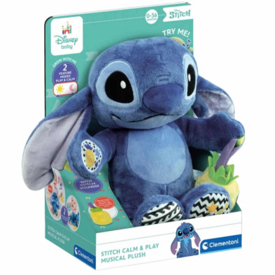 imagen 1 de peluche musical stitch clementoni