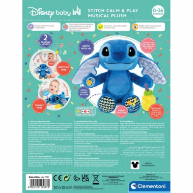 imagen 2 de peluche musical stitch clementoni