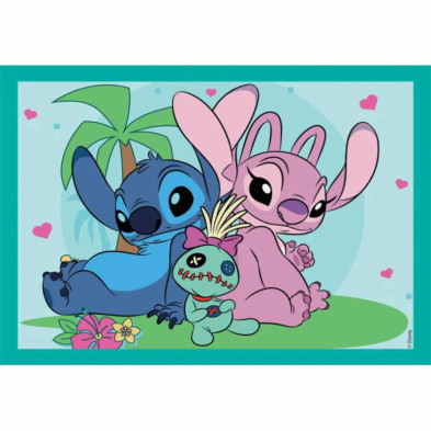 imagen 1 de puzzle stitch 4 en 1 de 12 a 24 piezas clemento
