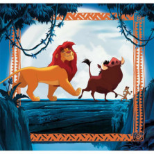 imagen 1 de puzle rey león 3x48 piezas clementoni