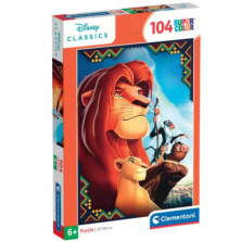 Imagen puzle rey león disney 104 piezas clementoni