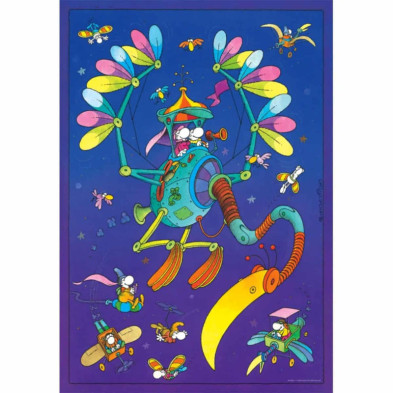 imagen 1 de puzzle mordillo 500 piezas compact box clementoni