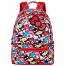 Imagen mochila urbana hello kitty friends 25cm