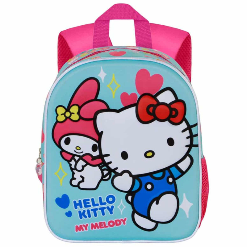 Imagen mochila preescolar hello kitty friendship 30cm