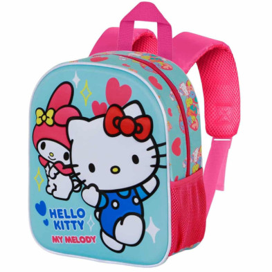 imagen 1 de mochila preescolar hello kitty friendship 30cm