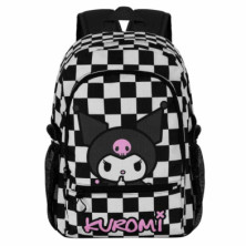 Imagen mochila kuromi negro 44cm