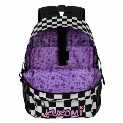 imagen 3 de mochila kuromi negro 44cm