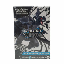 Imagen jcc pokémon lote sobres mejora fulgor negro