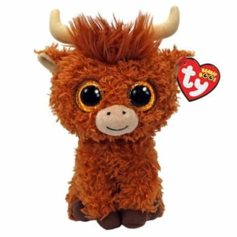 Imagen peluche beanie boos alfie vaca 15cm ty