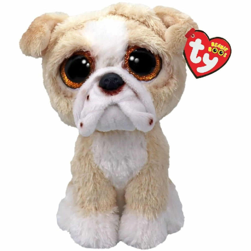 Imagen peluche beanie boos pooch bull dog 15cm ty