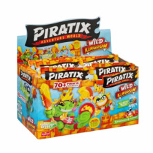 imagen 2 de piratix one pack 24 unidades wild kingdom