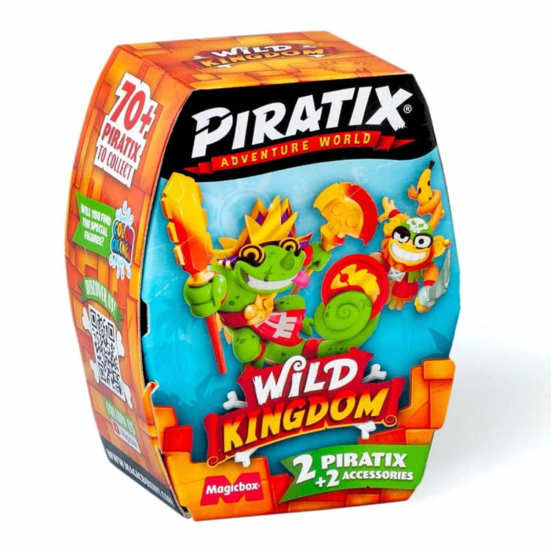 Imagen piratix two pack 24 unidades wild kingdom
