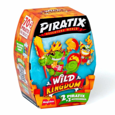 Imagen piratix two pack 24 unidades wild kingdom