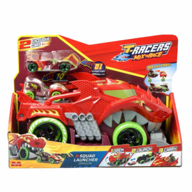 imagen 1 de t-racers  dragon squad launcher